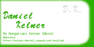 daniel kelner business card